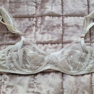 Damaris White Sheer Goddess Bra